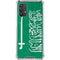 Saudi Arabia Flag Distressed Galaxy A32 5G Clear Case